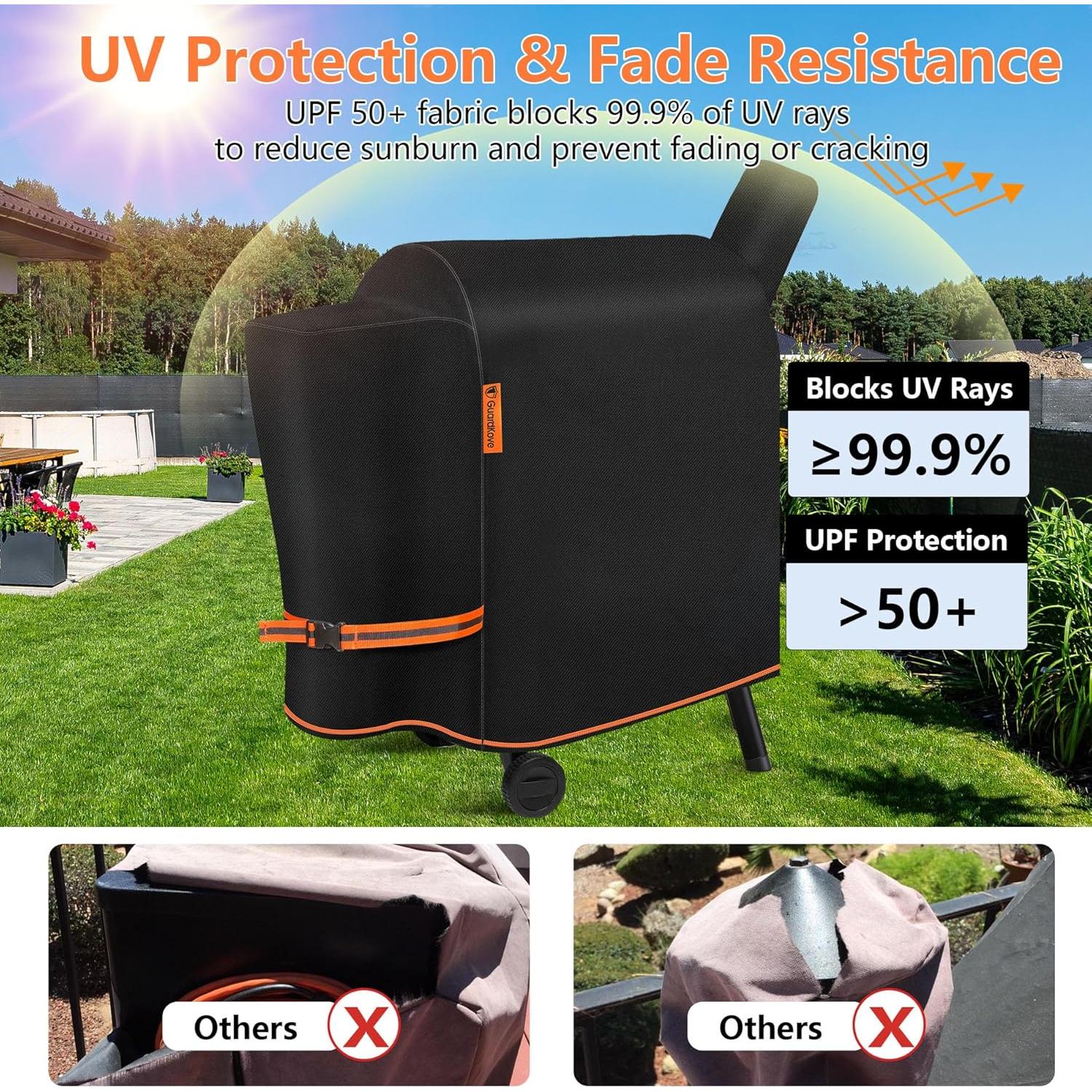 Cubierta para Parrilla GuardKove 1000D Impermeable Traeger Pro 22