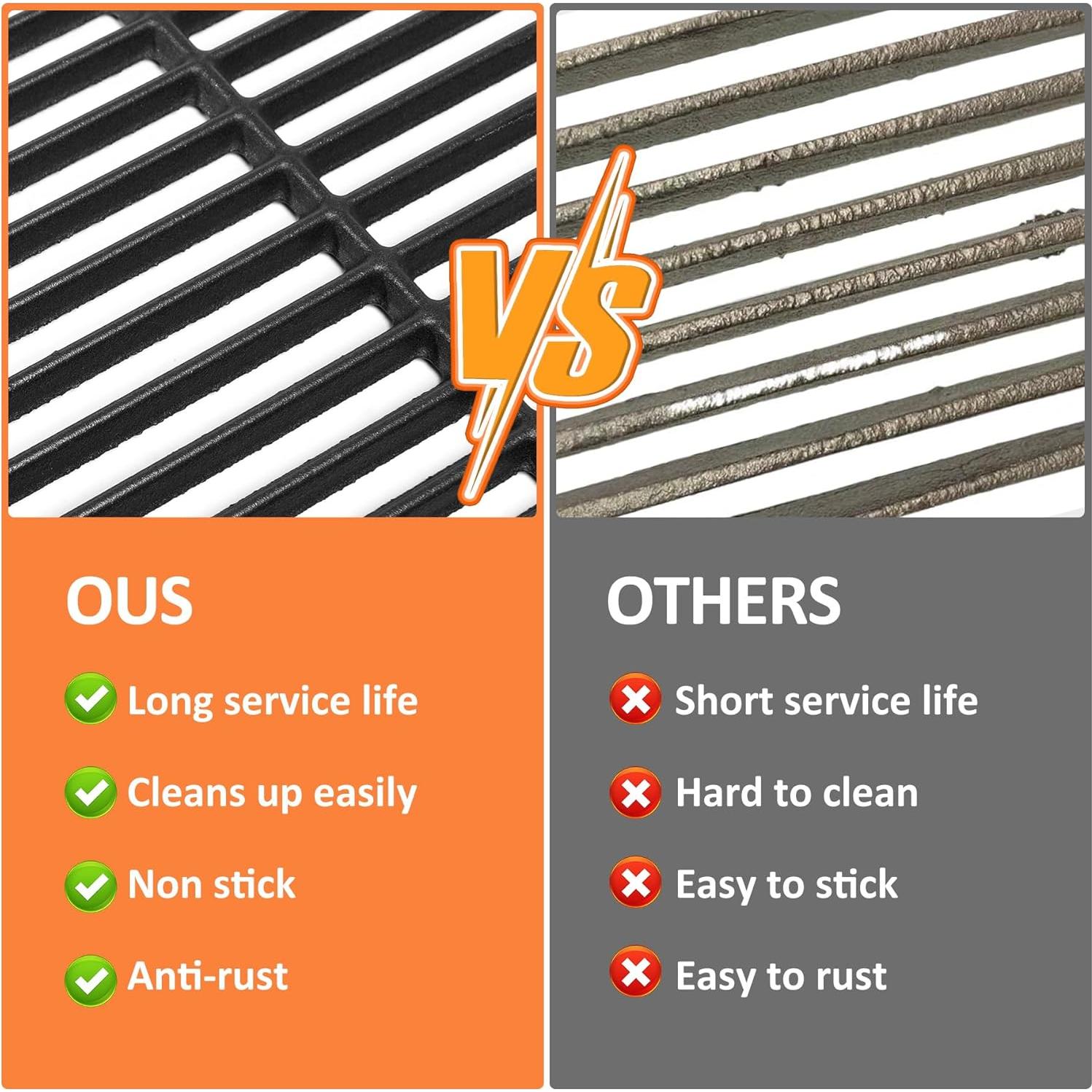 Rejilla de Cocina Hierro Fundido Camp Chef 2 Piezas 26.67x49.53cm