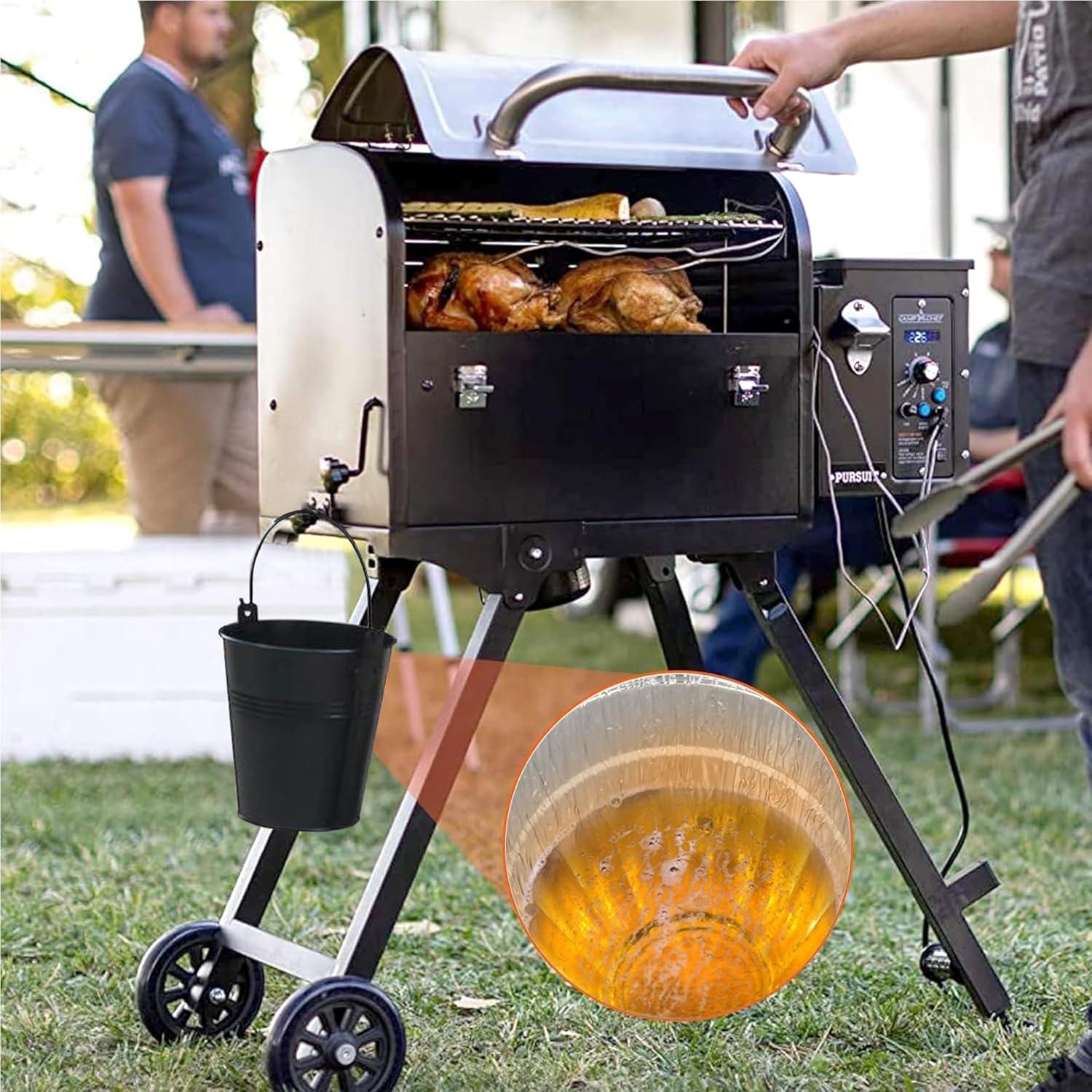 Cubeta de Grasa para Parrilla Unidanho con 10 Forros de Aluminio
