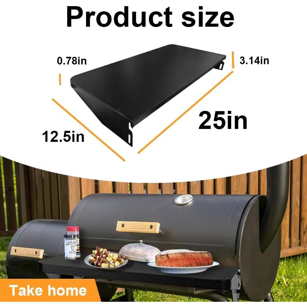 Estante Frontal Plegable Moriintl para Parrilla Traeger 63.5x33 cm