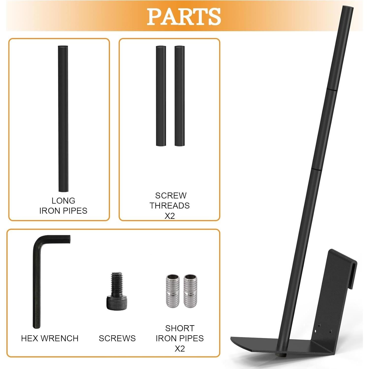 Soporte de Papel para Parrilla Sirozi Ajustable 30-60 cm