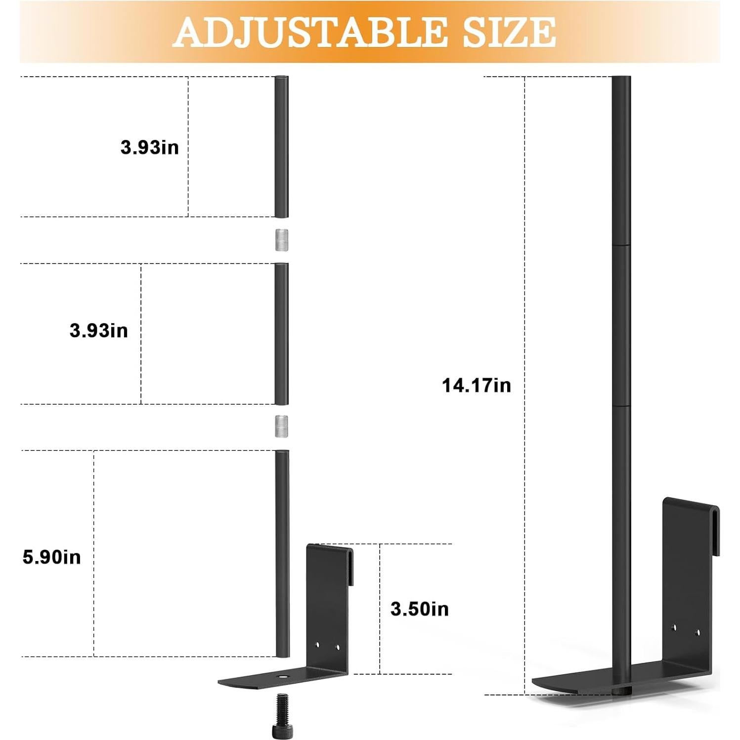 Soporte de Papel para Parrilla Sirozi Ajustable 30-60 cm