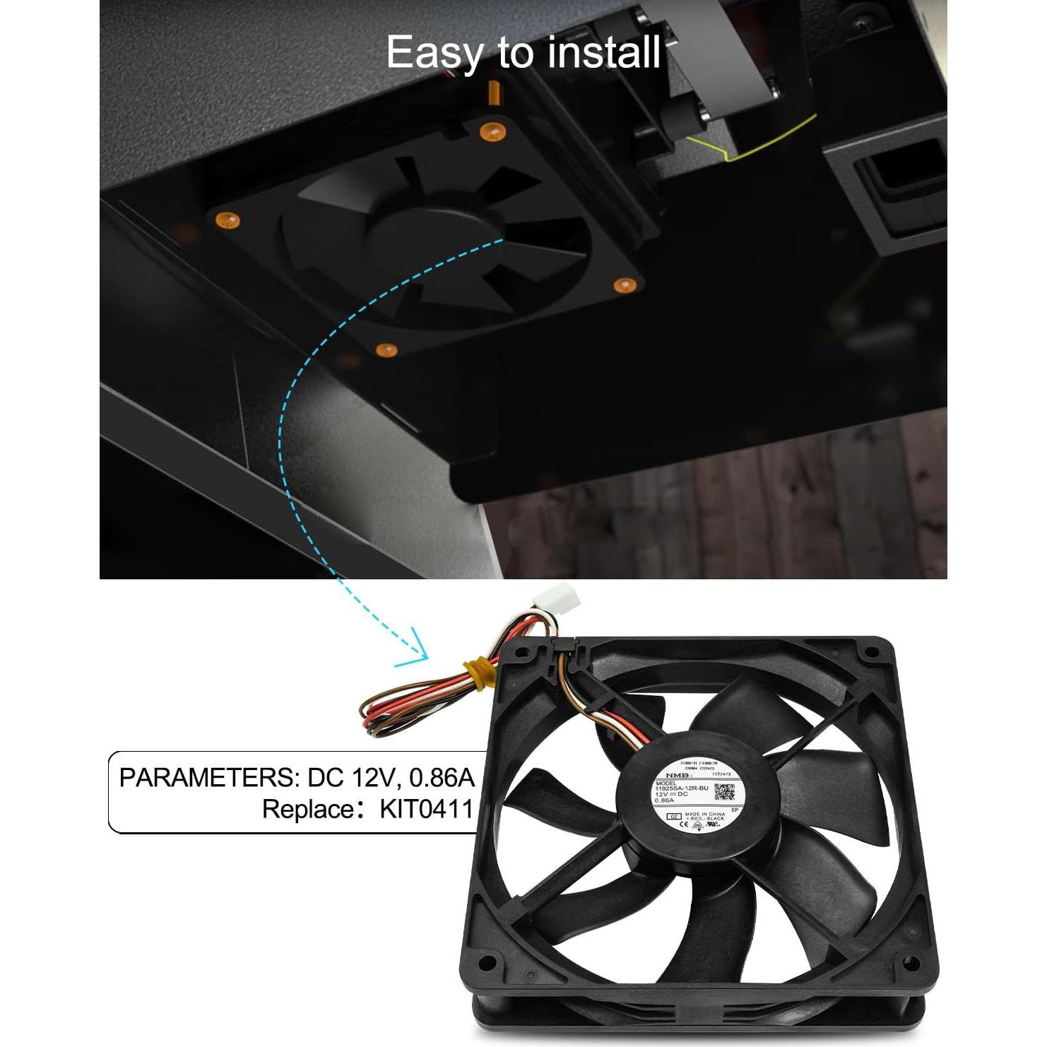 Motor de Ventilador de Inducción 12V Traeger D2 Pro 575 780