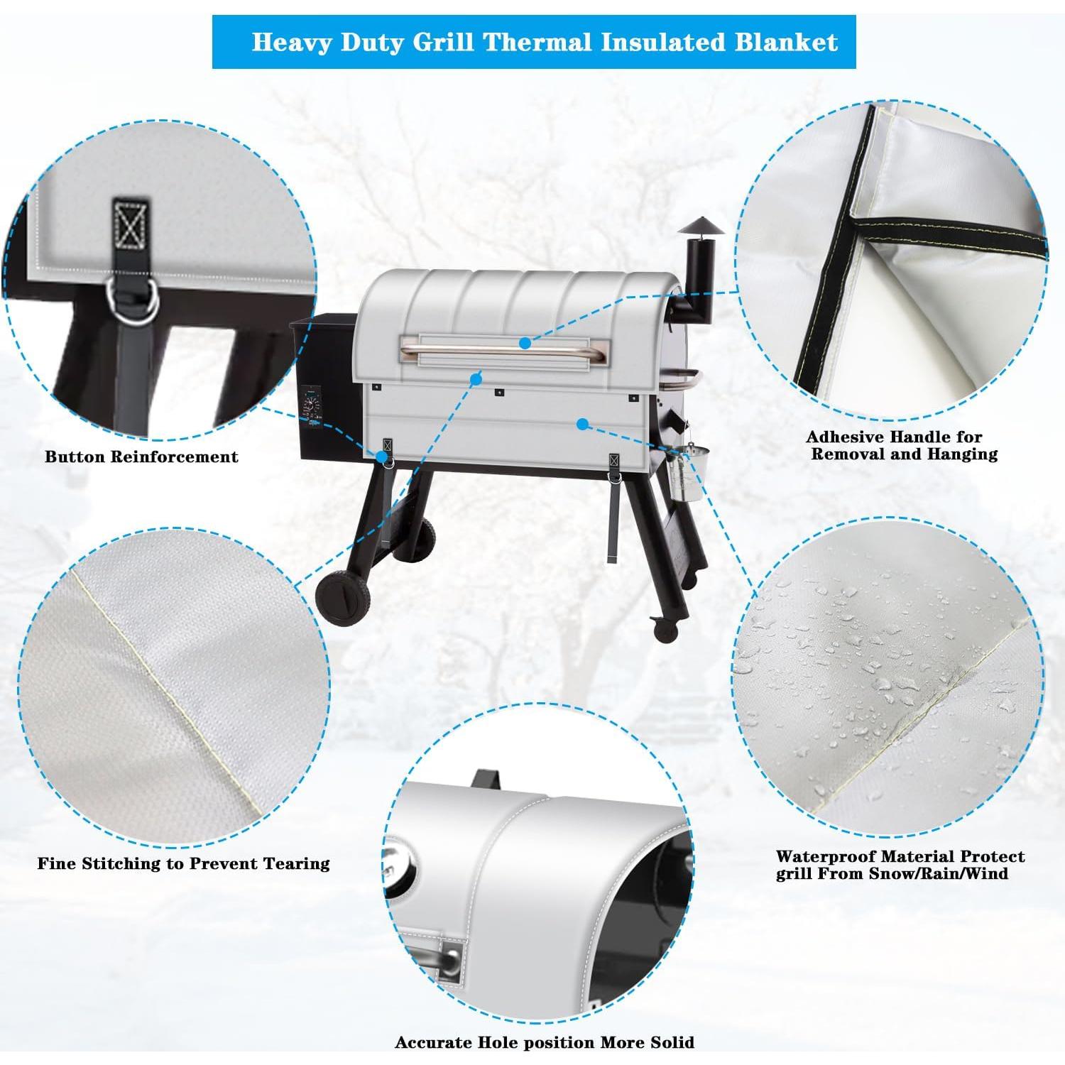 Manta Térmica Aislante FORYEYC para Parrilla Traeger 34