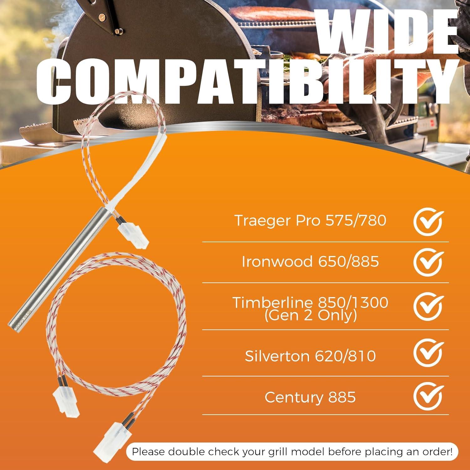 Kit Reemplazo Encendedor Hot Rod Traeger KIT0255 D2 20V 80W