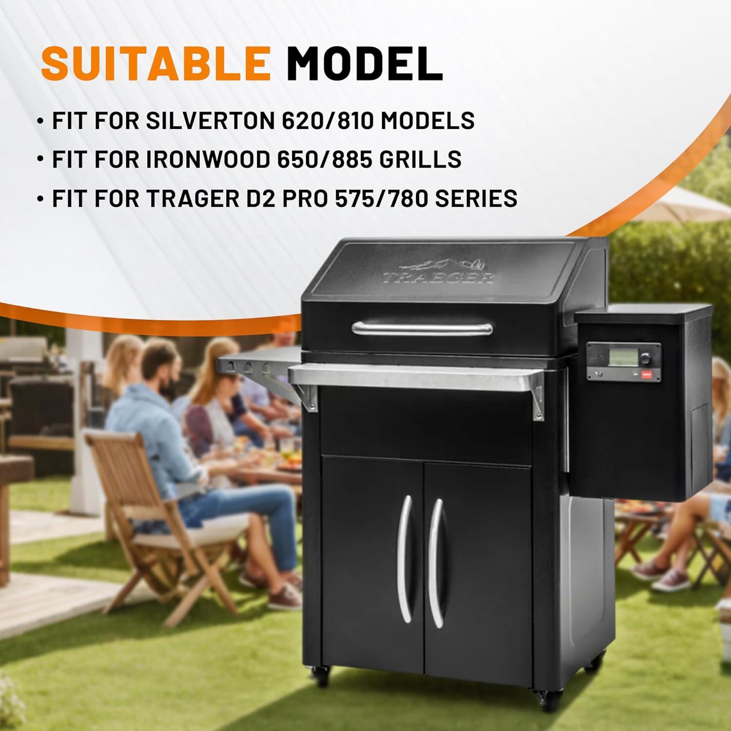 Motor de Ventilador de Inducción OUTGIK para Parrilla Traeger D2 Pro 575/780