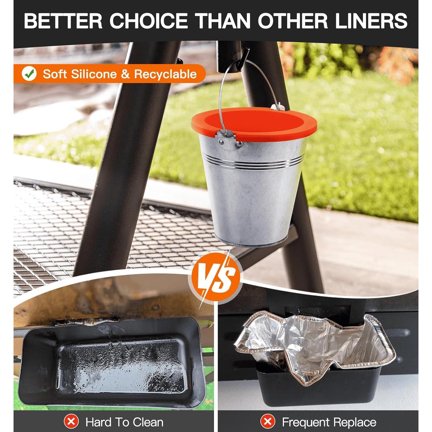 NUPICK 2 Forros de Silicona para Cubos de Grasa 12.4x8.9cm