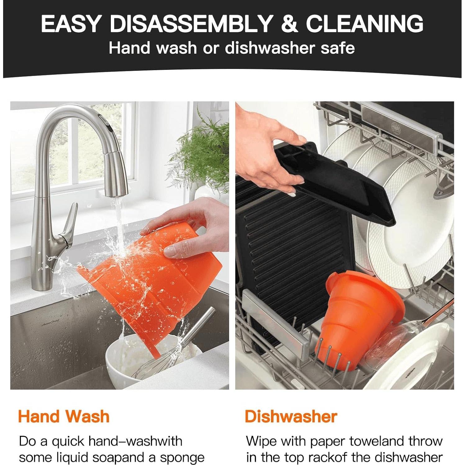 NUPICK 2 Forros de Silicona para Cubos de Grasa 12.4x8.9cm