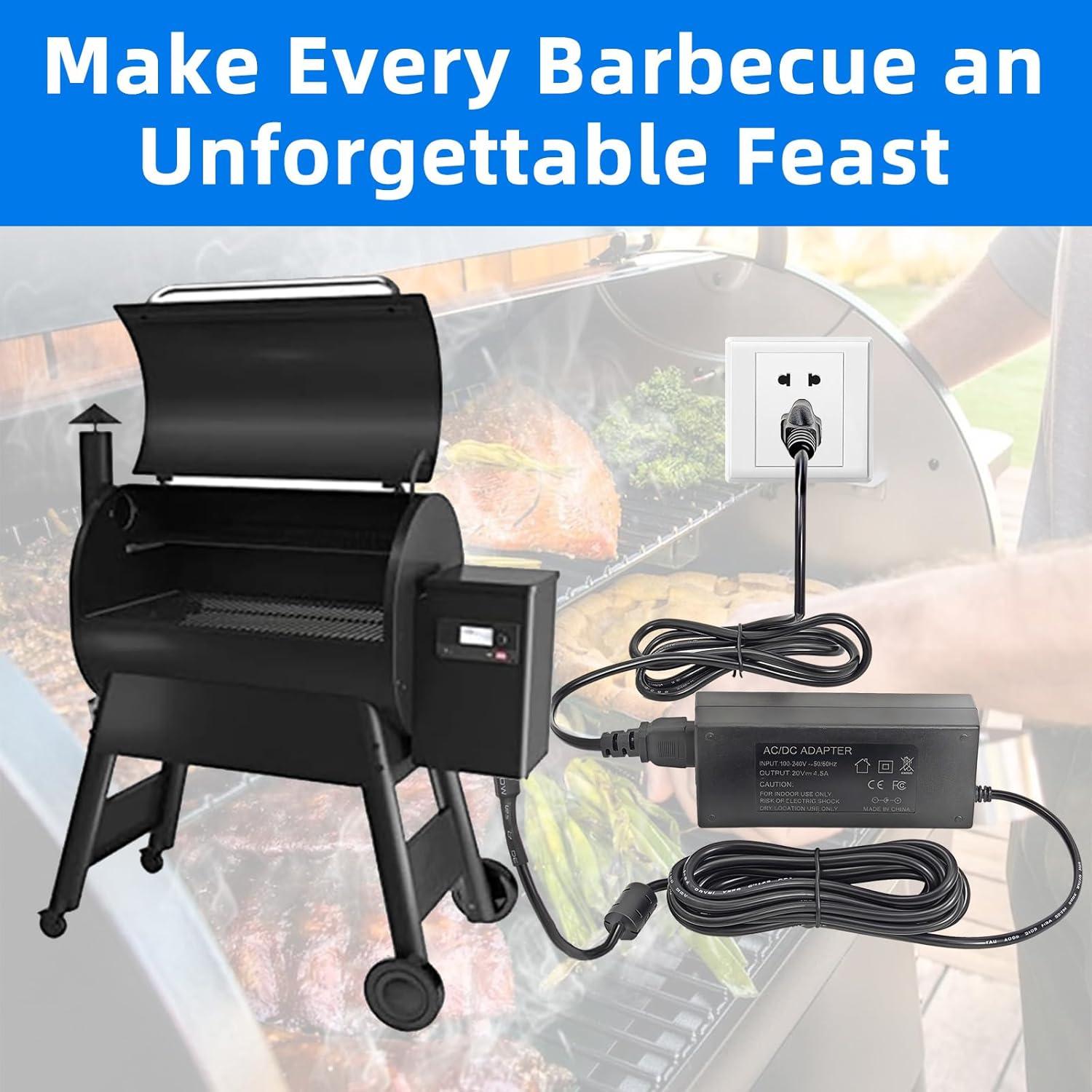 Adaptador de Poder 20V 4.5A Ousaly para Traeger Pro y más