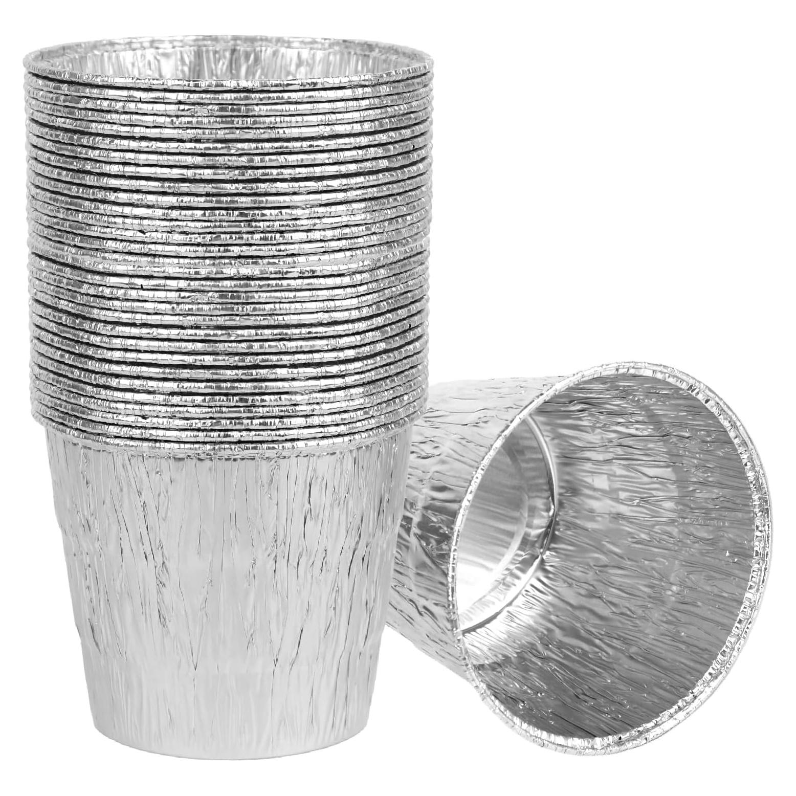 30 Forros de Cubo de Grasa Aluminio Ethanberg para Parrillas