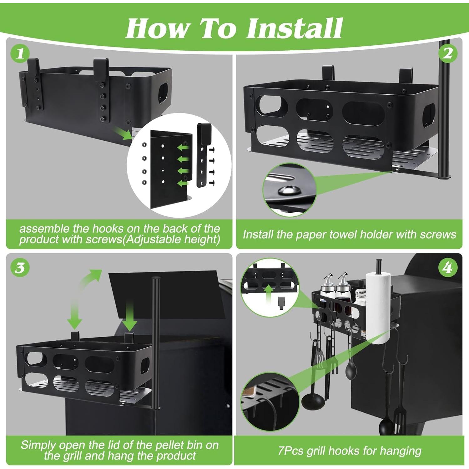 Contenedor de Almacenamiento para Parrillas Traeger 28x16cm