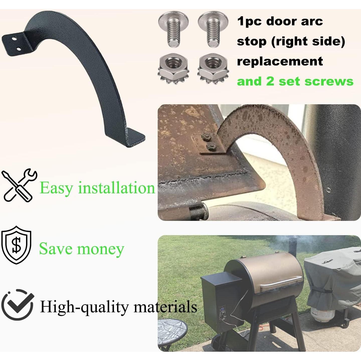 Parada de puerta de tapa de parrilla Haiouus BCA002 derecha