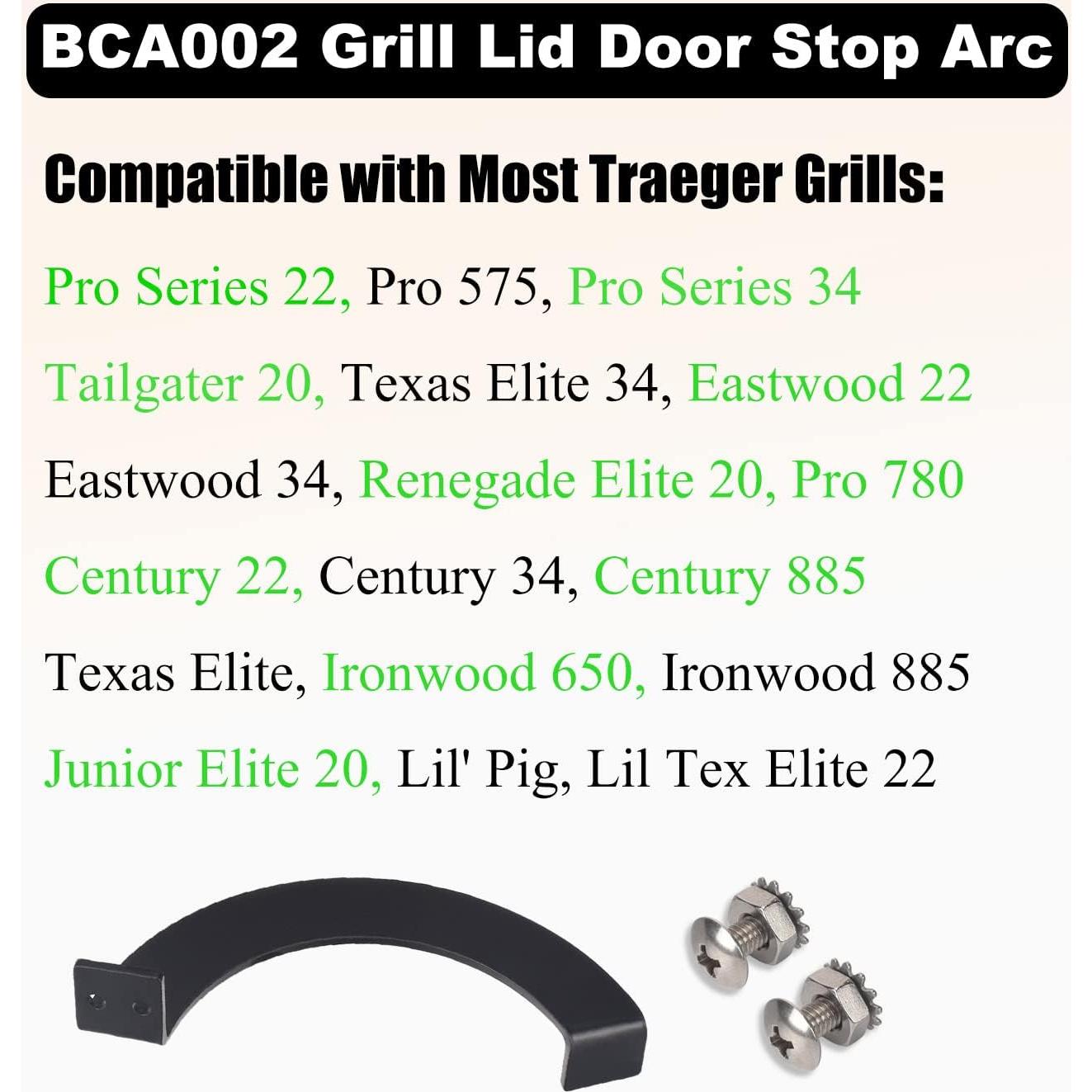 Parada de puerta de tapa de parrilla Haiouus BCA002 derecha