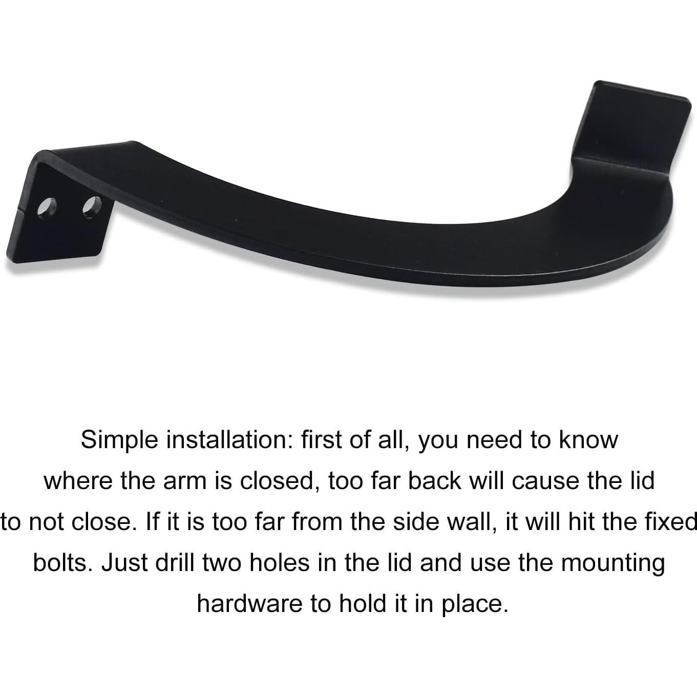 Parada de puerta de tapa de parrilla Haiouus BCA002 derecha