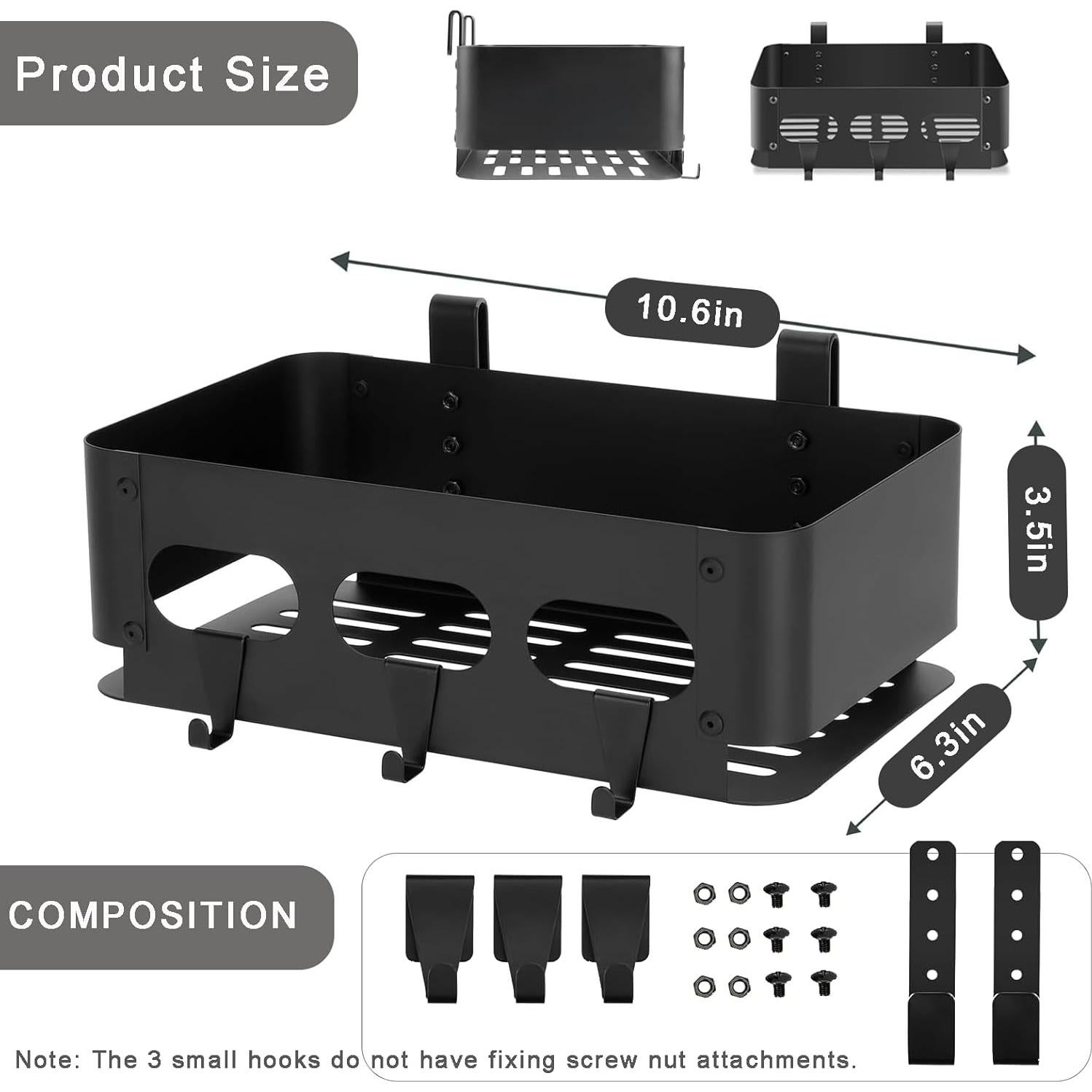 Contenedor de Almacenamiento Traeger DGFHOB con Ganchos 28.6x16x8.8cm
