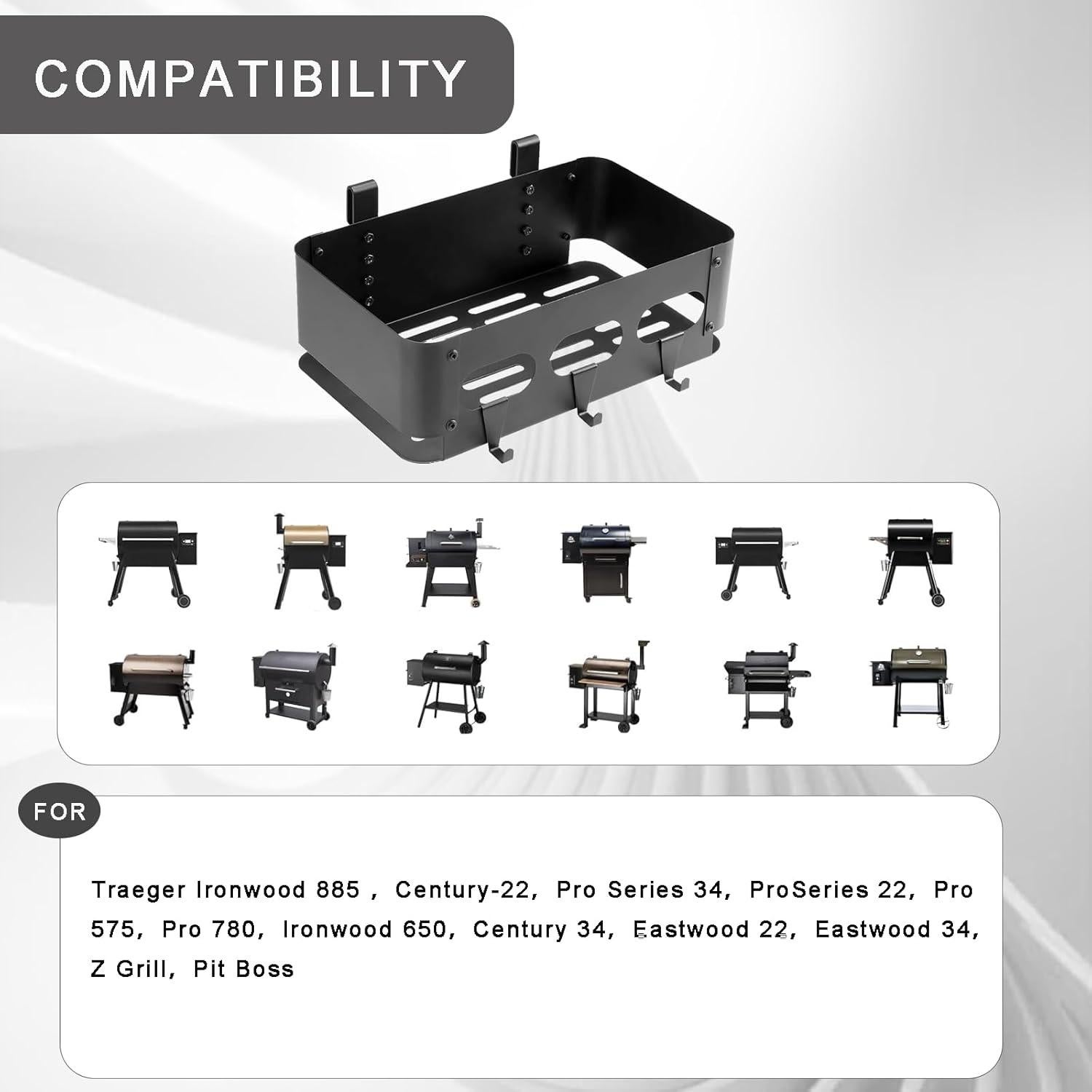 Contenedor de Almacenamiento Traeger DGFHOB con Ganchos 28.6x16x8.8cm