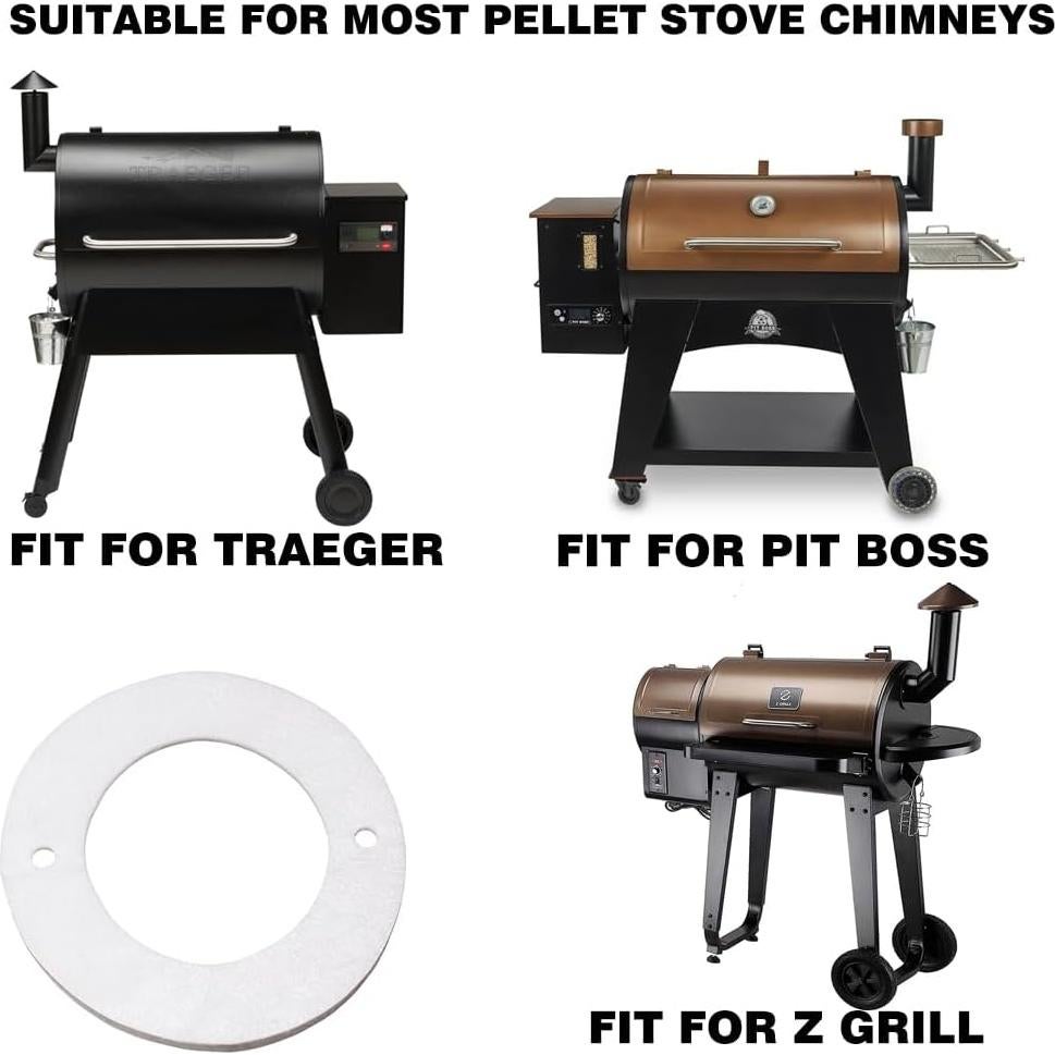 Lana de Aislamiento de Chimenea JIN para Grill Traeger y Camp Chef