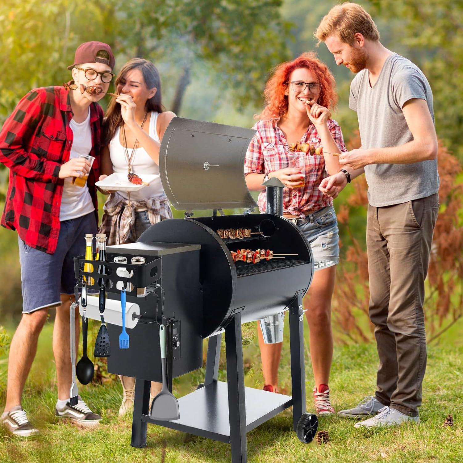 Bin de Almacenamiento para Parrillas Traeger con Ganchos
