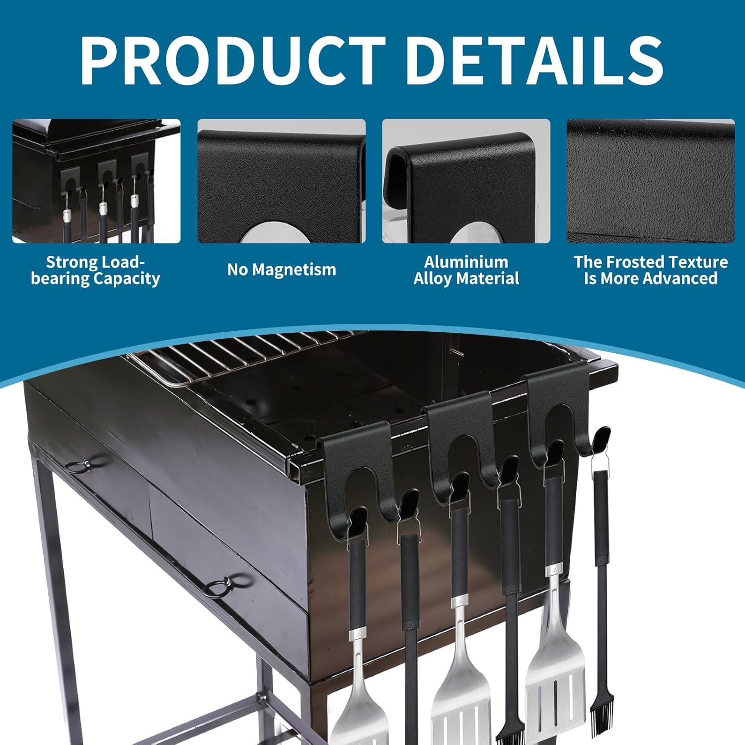 Ganchos para Parrillas Traeger Nafhone - Paquete de 8 Unidades