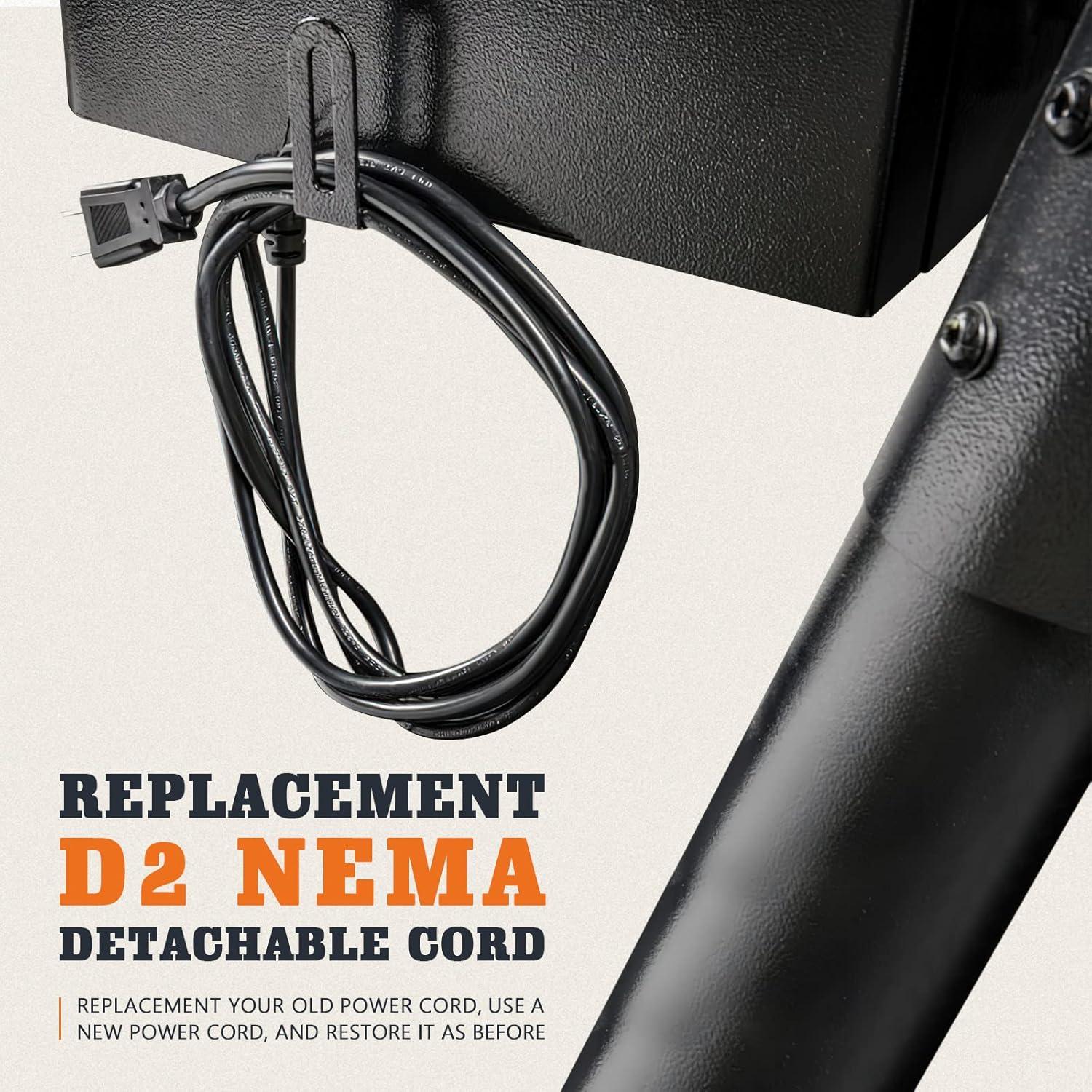 Cable de Alimentación Traeger 1.77m Compatible Pro/Ironwood/Timberline