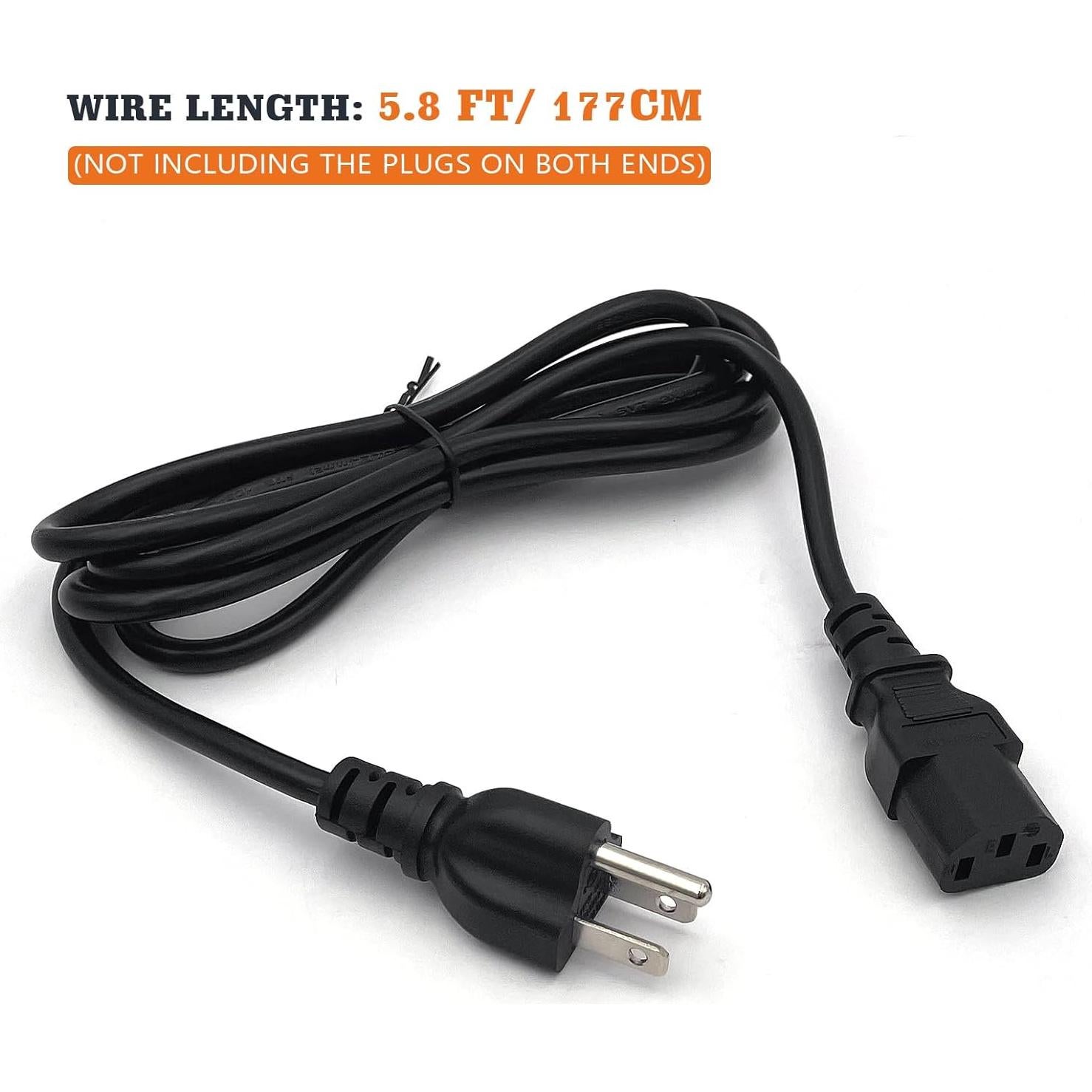 Cable de Alimentación Traeger 1.77m Compatible Pro/Ironwood/Timberline