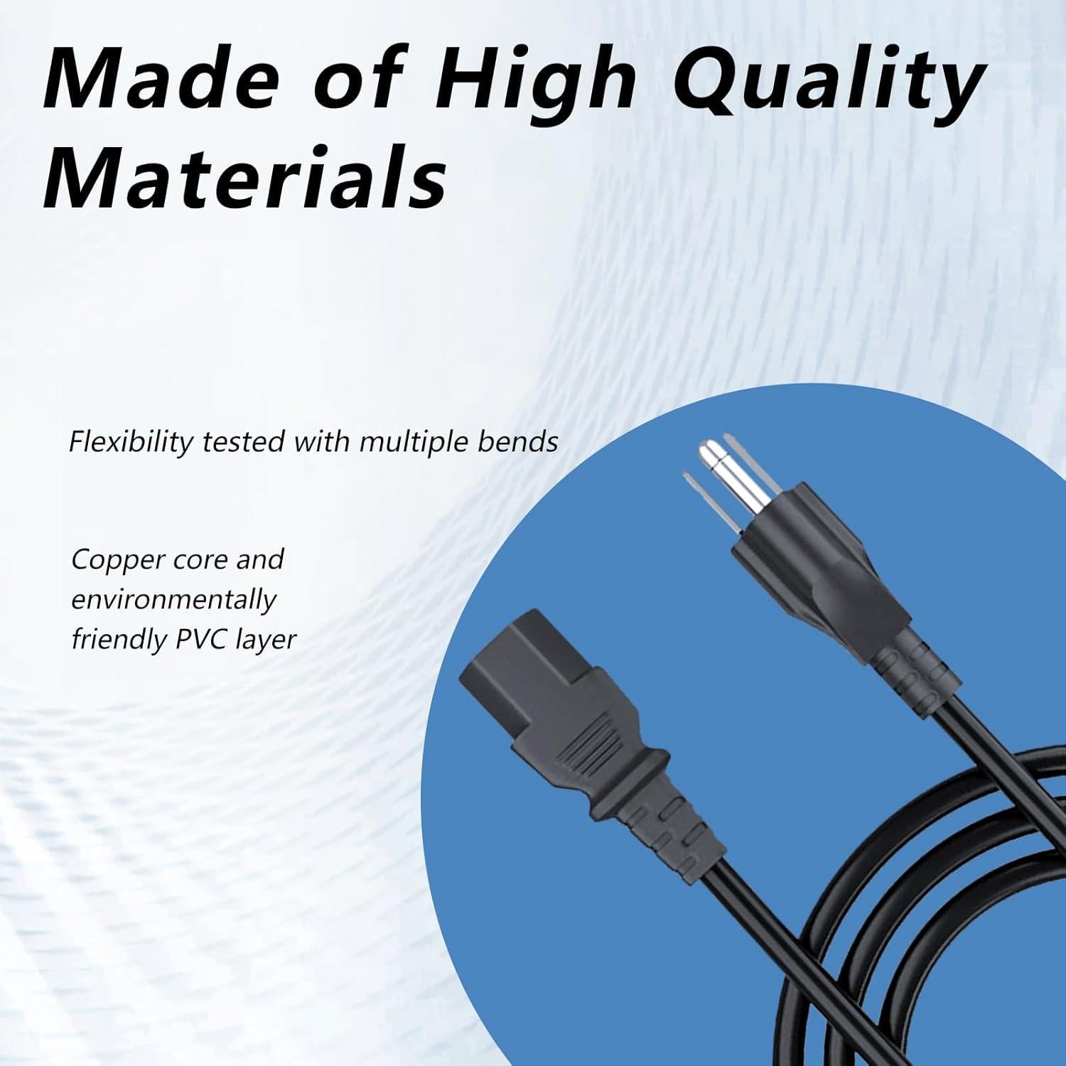 Cable de Poder Traeger 6Ft Universal 14AWG Compatible Parrillas