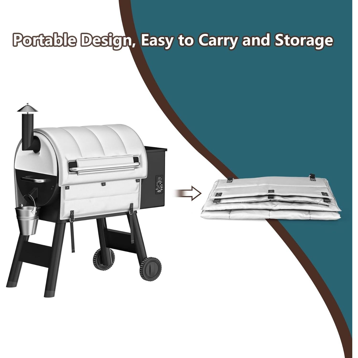 Manta Aislante GLARETEX para Traeger Pro 780/885 - Ahorra Calor