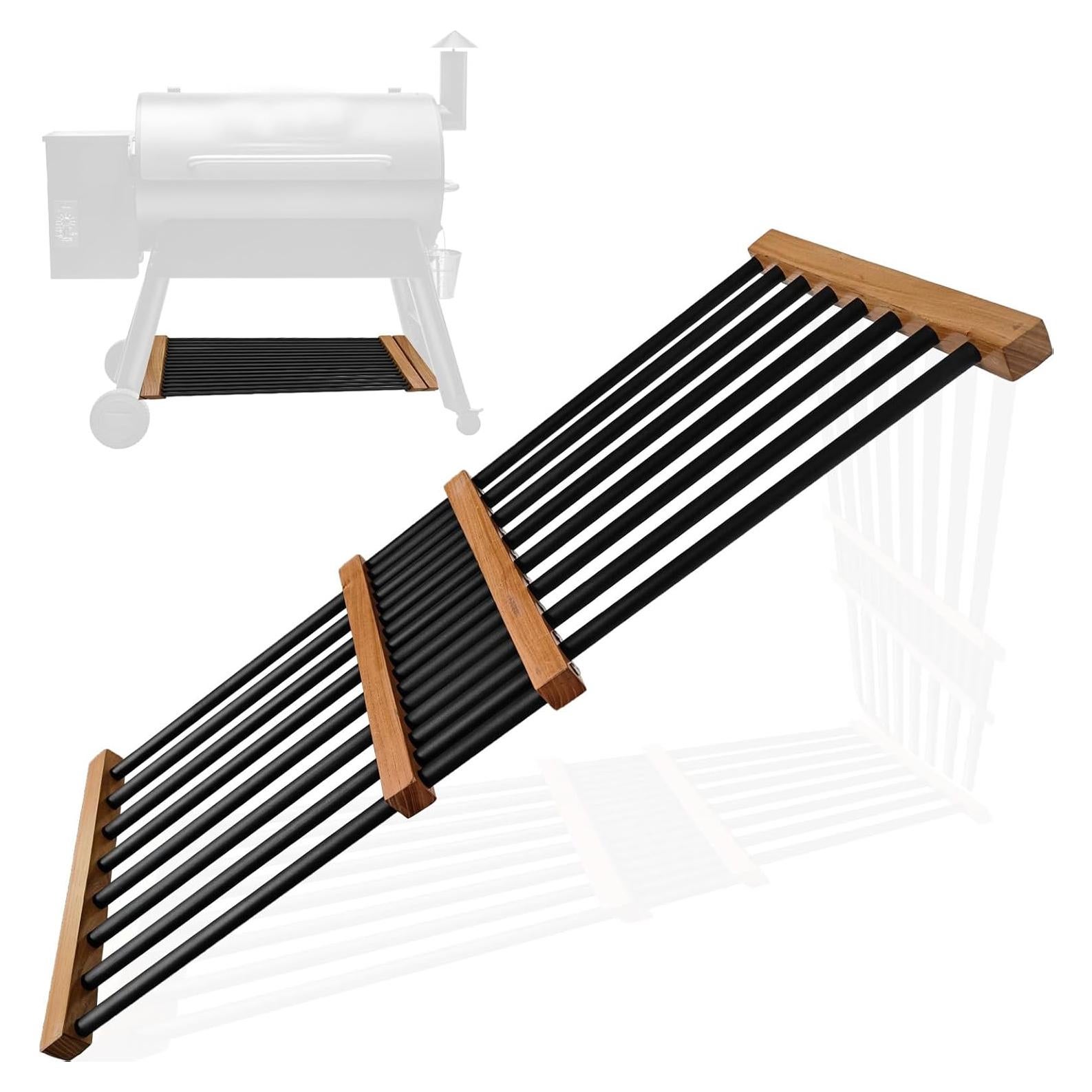 Estante Plegable Koyuioe Ajustable para Parrilla de Pellet 4.21 kg