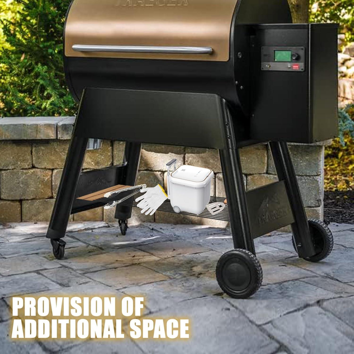 Estante Plegable Koyuioe Ajustable para Parrilla de Pellet 4.21 kg