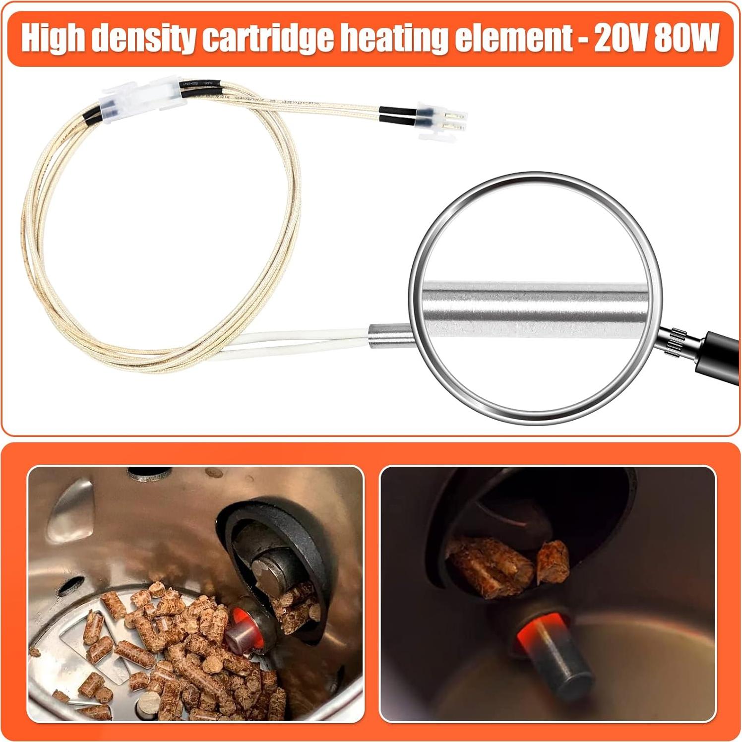 Encendedor D2 Hot Rod QuliMetal para Parrillas Traeger 80W 20V