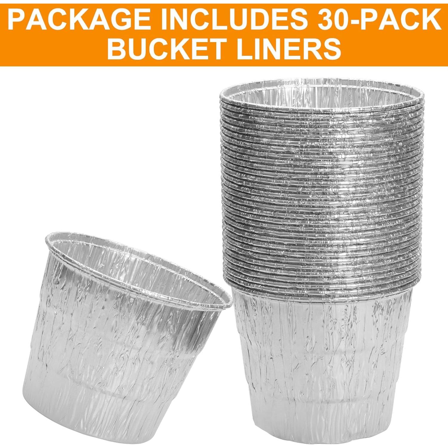 Paquete de 30 forros de bandeja de goteo Traeger BAC407