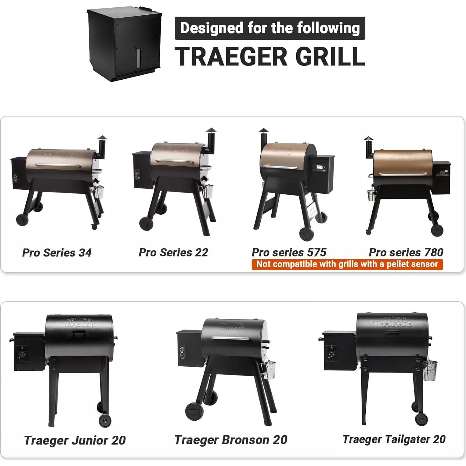 Extensión de Tolva de Pellet Stanbroil para Parrillas Traeger