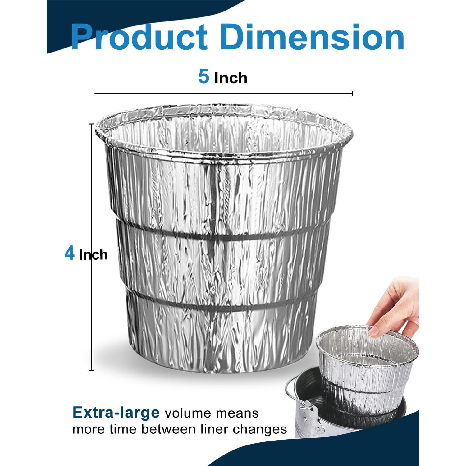 Forros de Cubo de Grasa Matchwaves 30 Pcs 12.92x13 cm para Parrilla