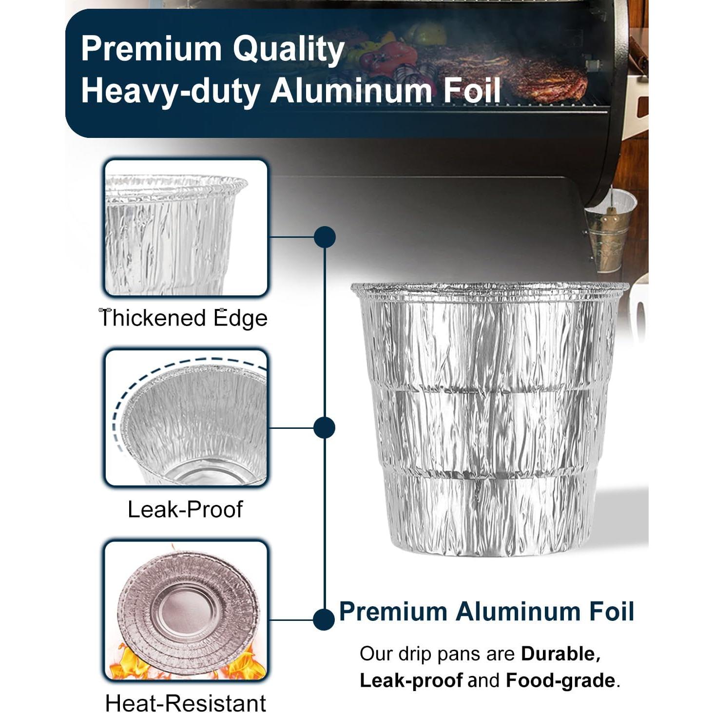 Forros de Cubo de Grasa Matchwaves 30 Pcs 12.92x13 cm para Parrilla