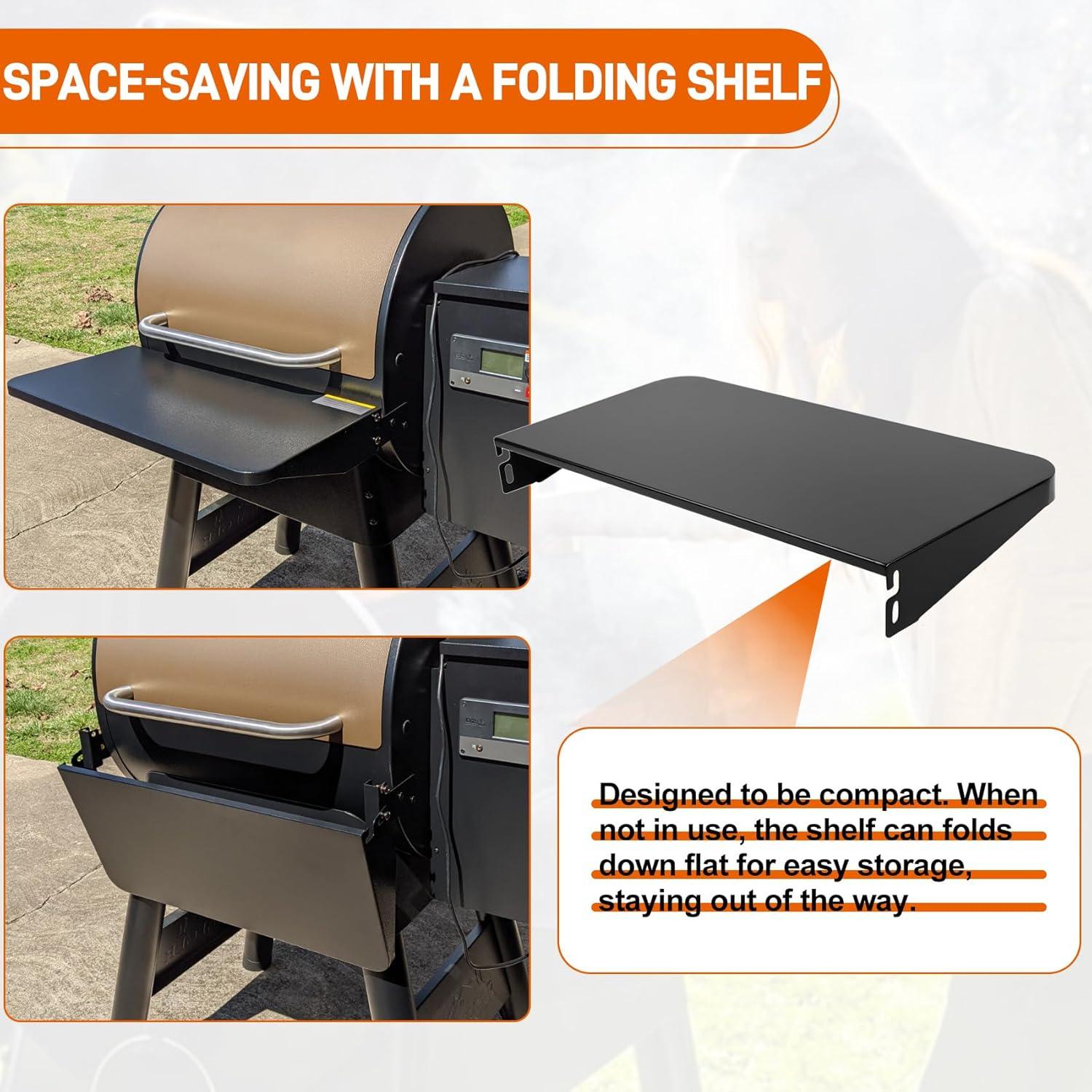 Estante Frontal Plegable Traeger BAC362 63.5x30.5cm Alta Resistencia