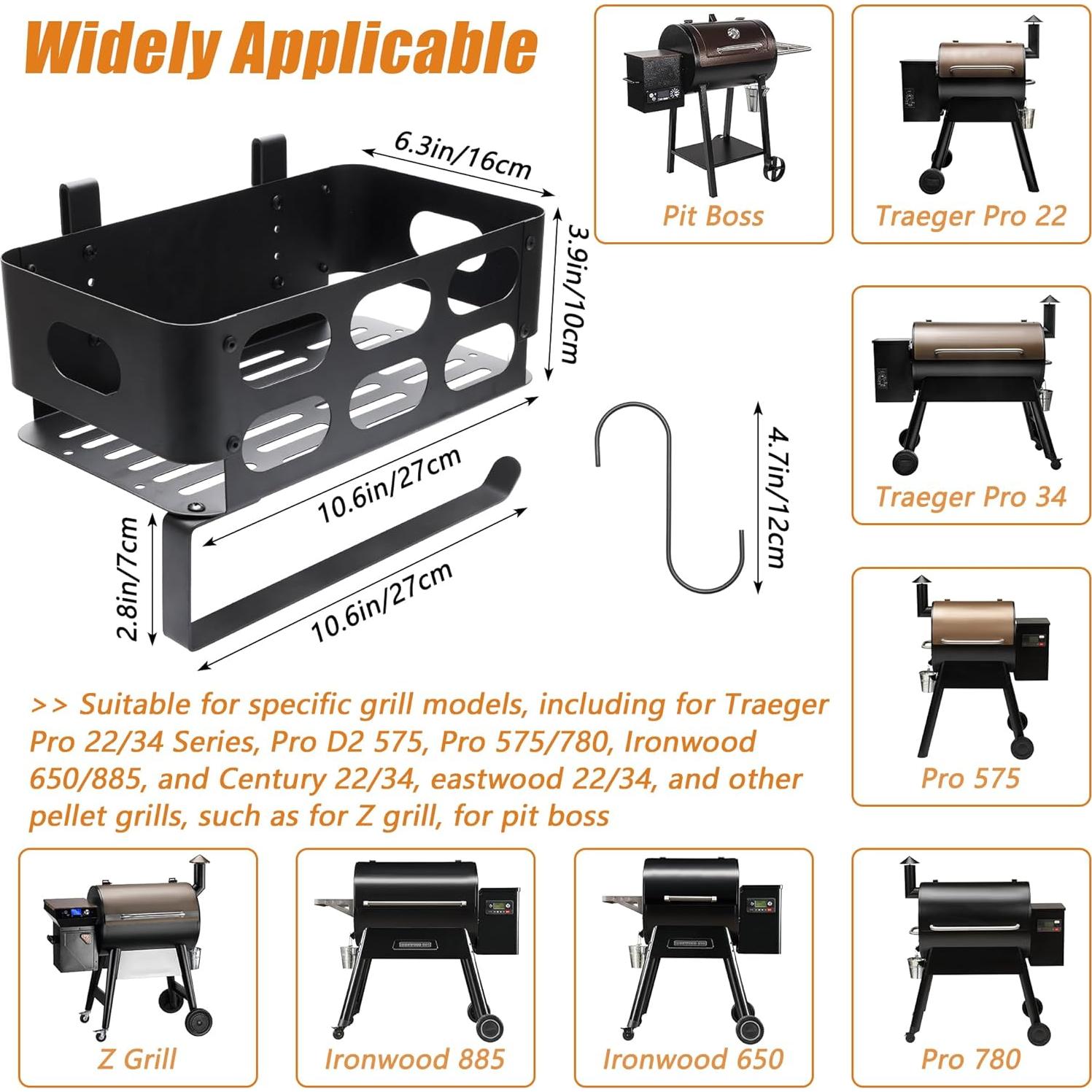 Contenedor de Almacenamiento Traeger para Parrillas 26.9x16x9.9cm
