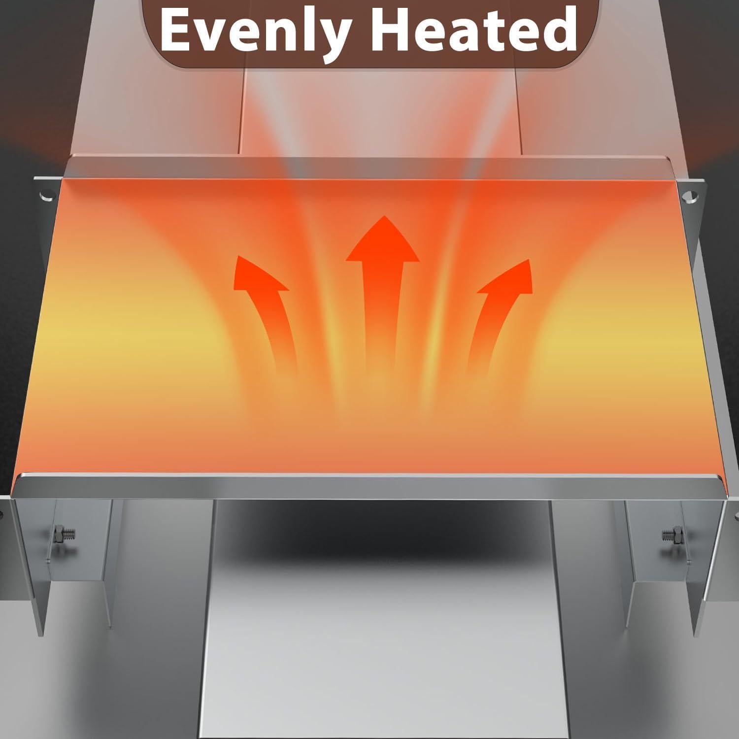 Difusor de Calor de Acero Inoxidable BMMXBI para Traeger 885