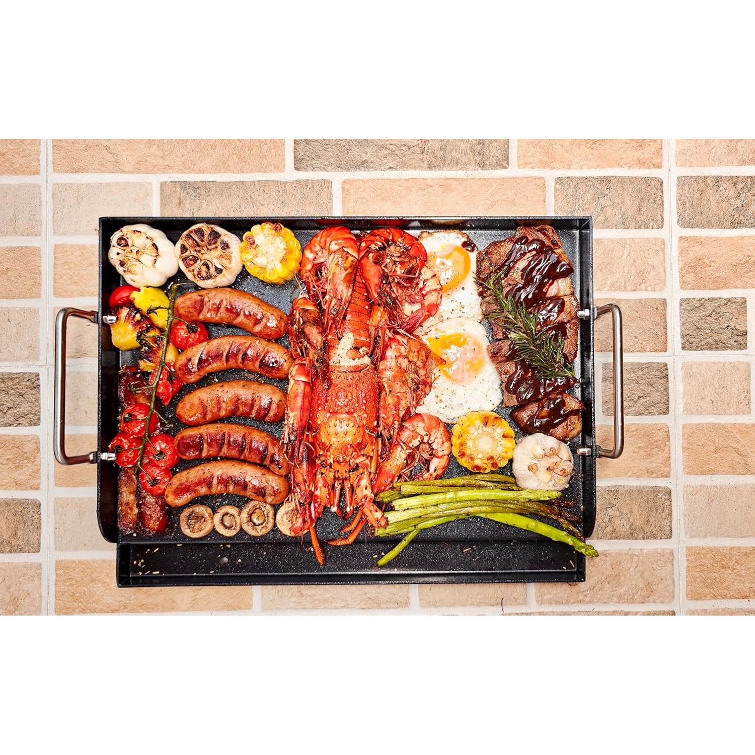 Plancha Antiadherente Uniflasy de Hierro Fundido 63.5x40.6cm