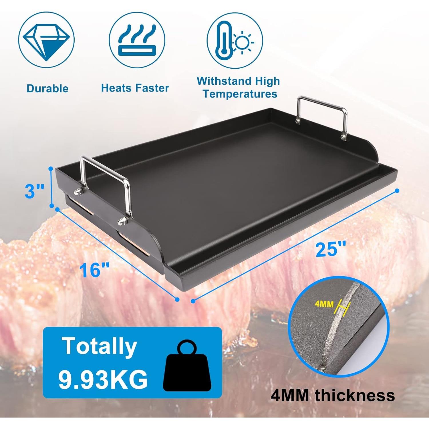 Plancha Antiadherente Uniflasy de Hierro Fundido 63.5x40.6cm