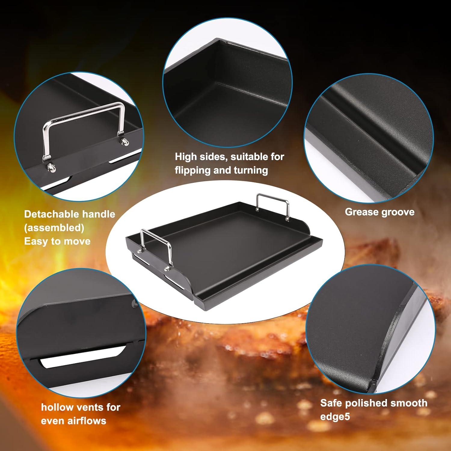 Plancha Antiadherente Uniflasy de Hierro Fundido 63.5x40.6cm