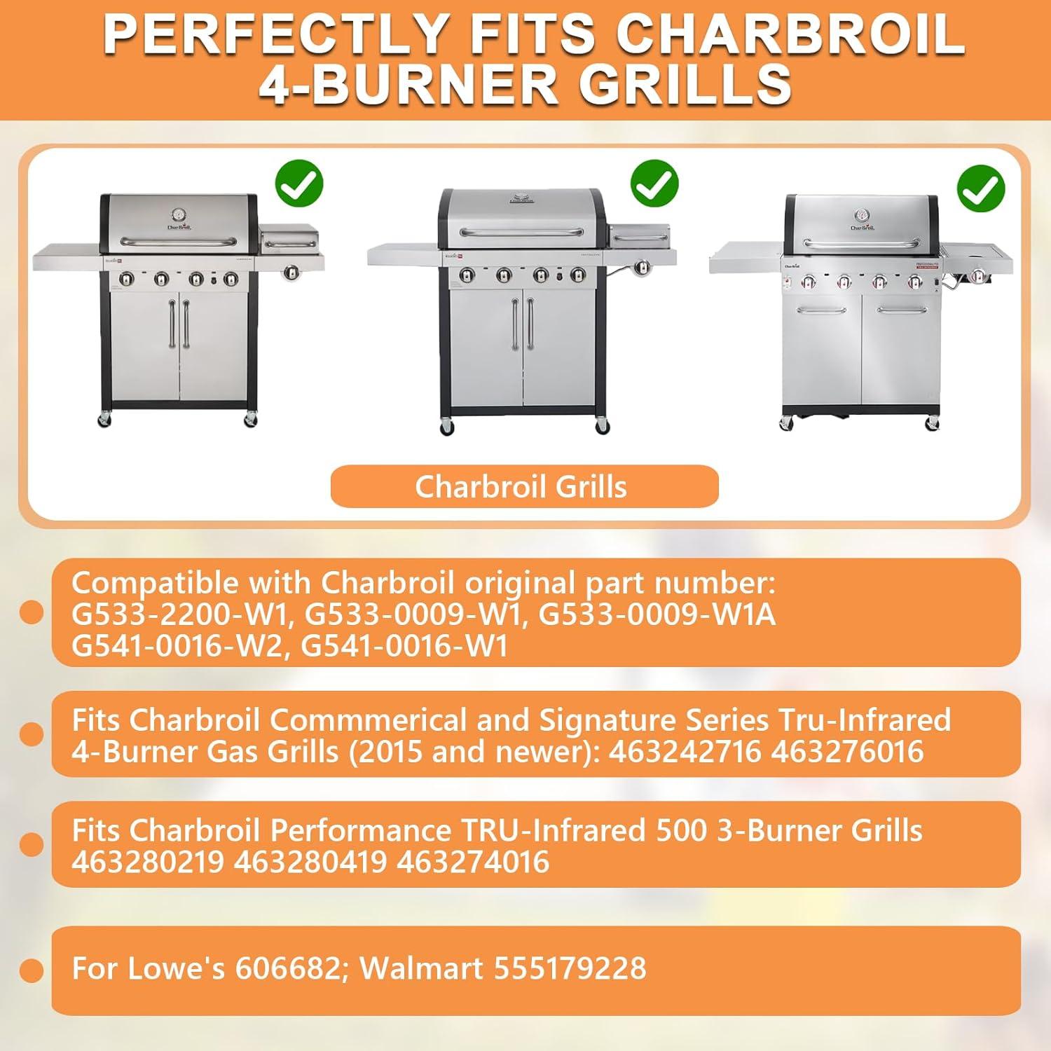 Emisor Infrarrojo Charbroil G533-2200-W1 Acero Inoxidable 3PCS