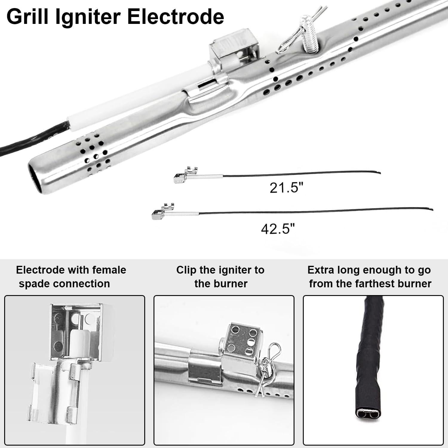 Kit de Repuesto para Parrilla Charbroil 4 Quemadores Acero Inoxidable