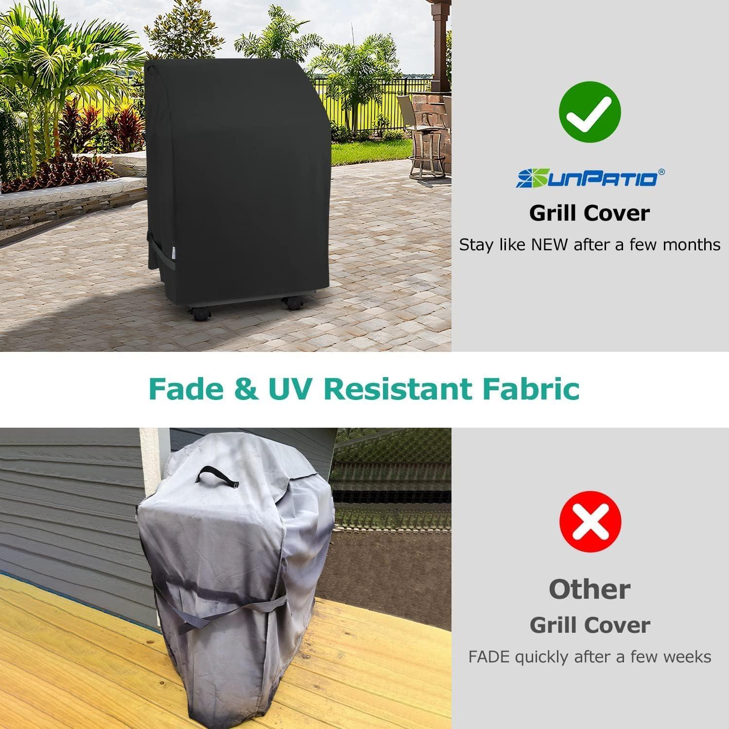 Cubierta de Parrilla de Gas SunPatio 2 Quemadores 81x61x109 cm