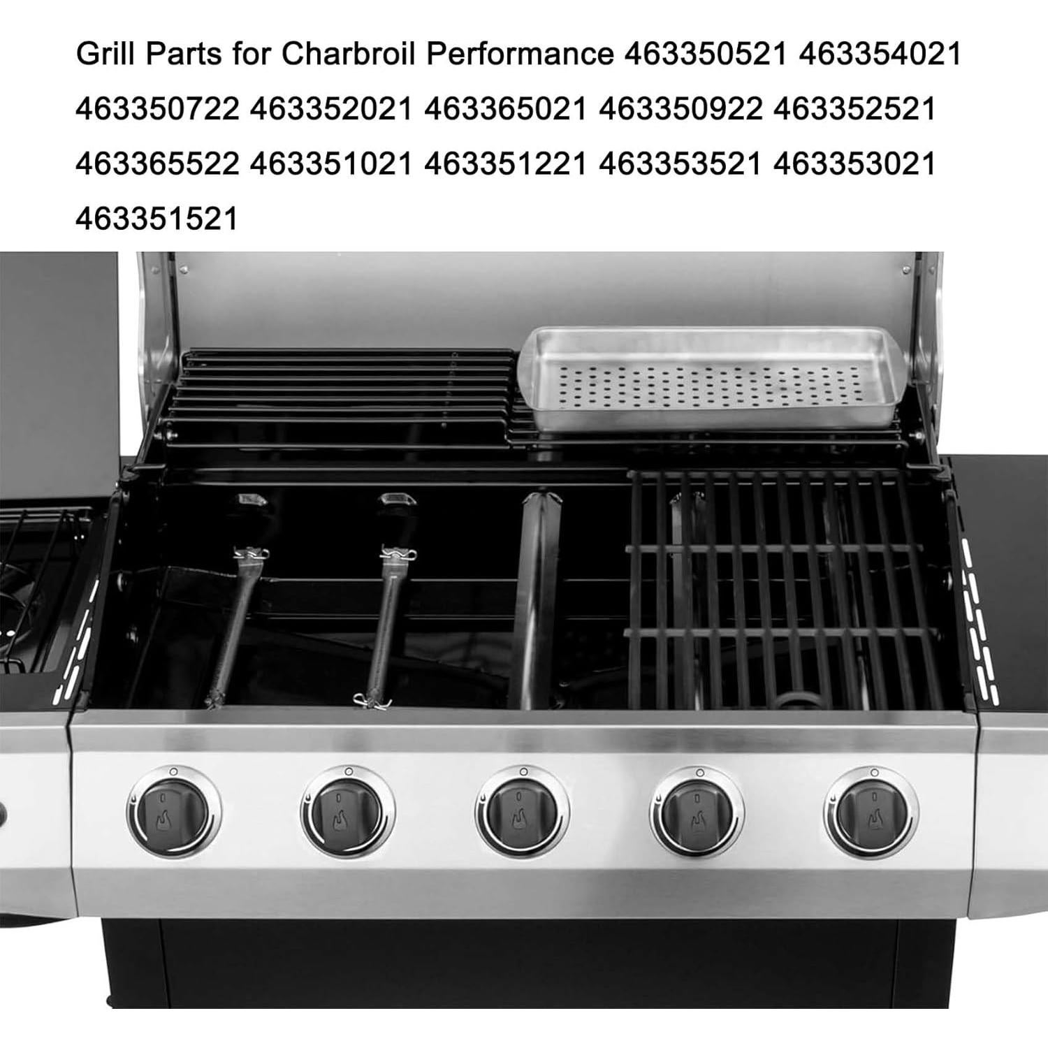 Piezas de Repuesto para Parrilla Charbroil Performance 4 Quemadores