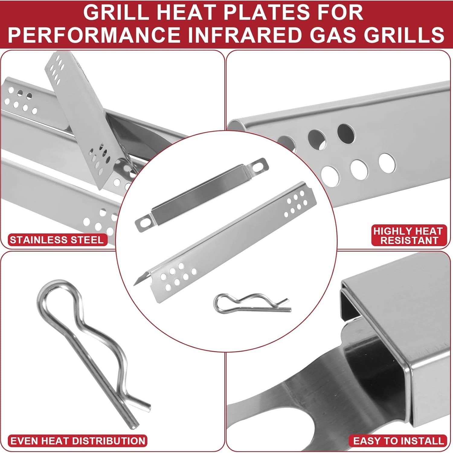 Kit Reemplazo Placas Emisoras y Parrillas Charbroil 43.5 cm