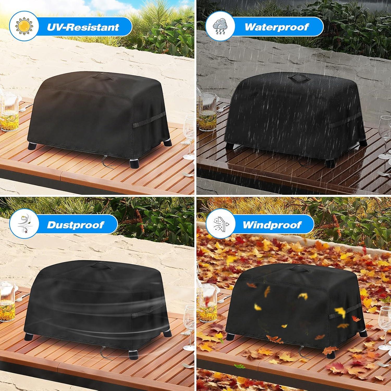 Cubierta de Parrilla de Mesa Jungda 66x46x33cm Impermeable