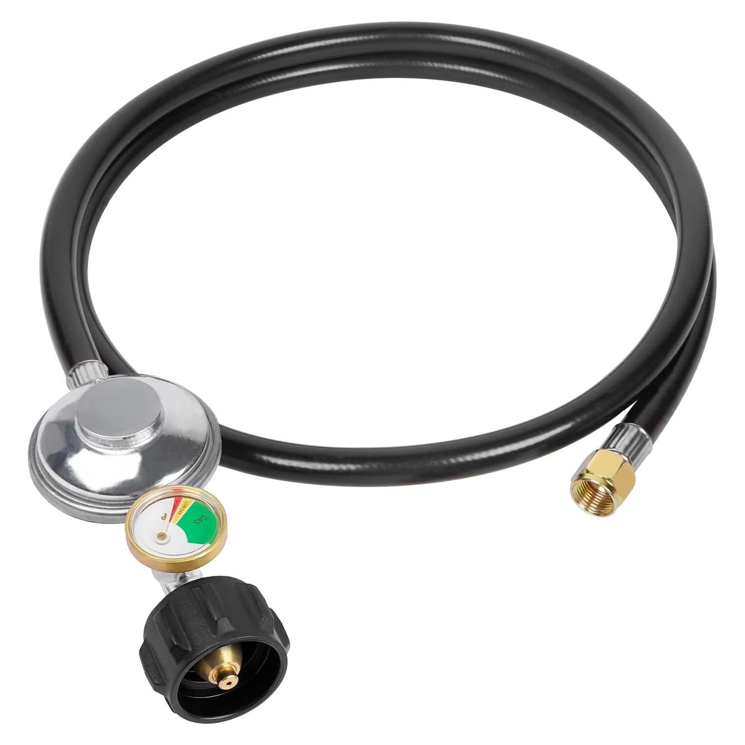 Regulador de Gas Universal SHINESTAR 1.07m con Manguera y Medidor