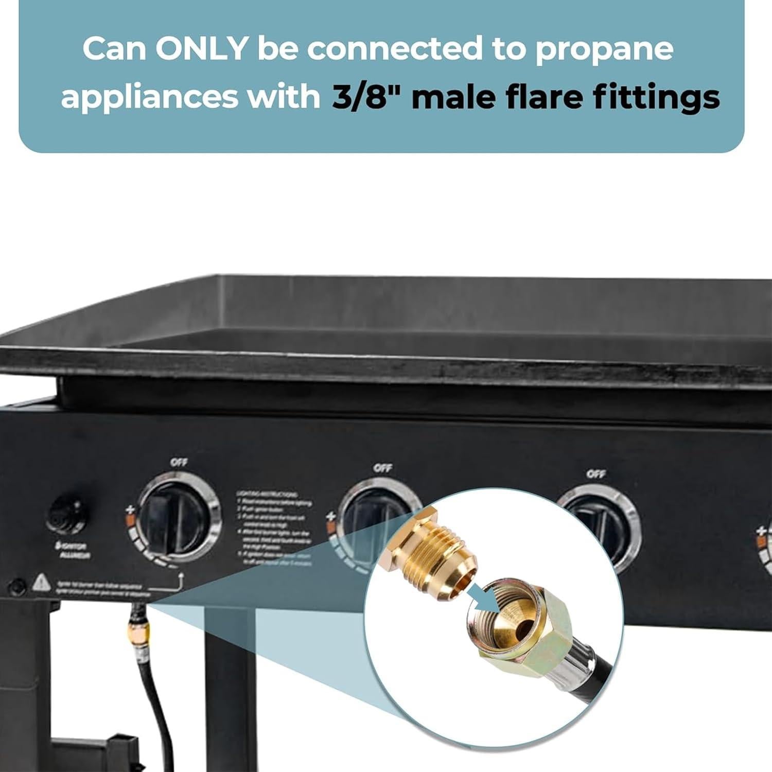 Regulador de Gas Universal SHINESTAR 1.07m con Manguera y Medidor