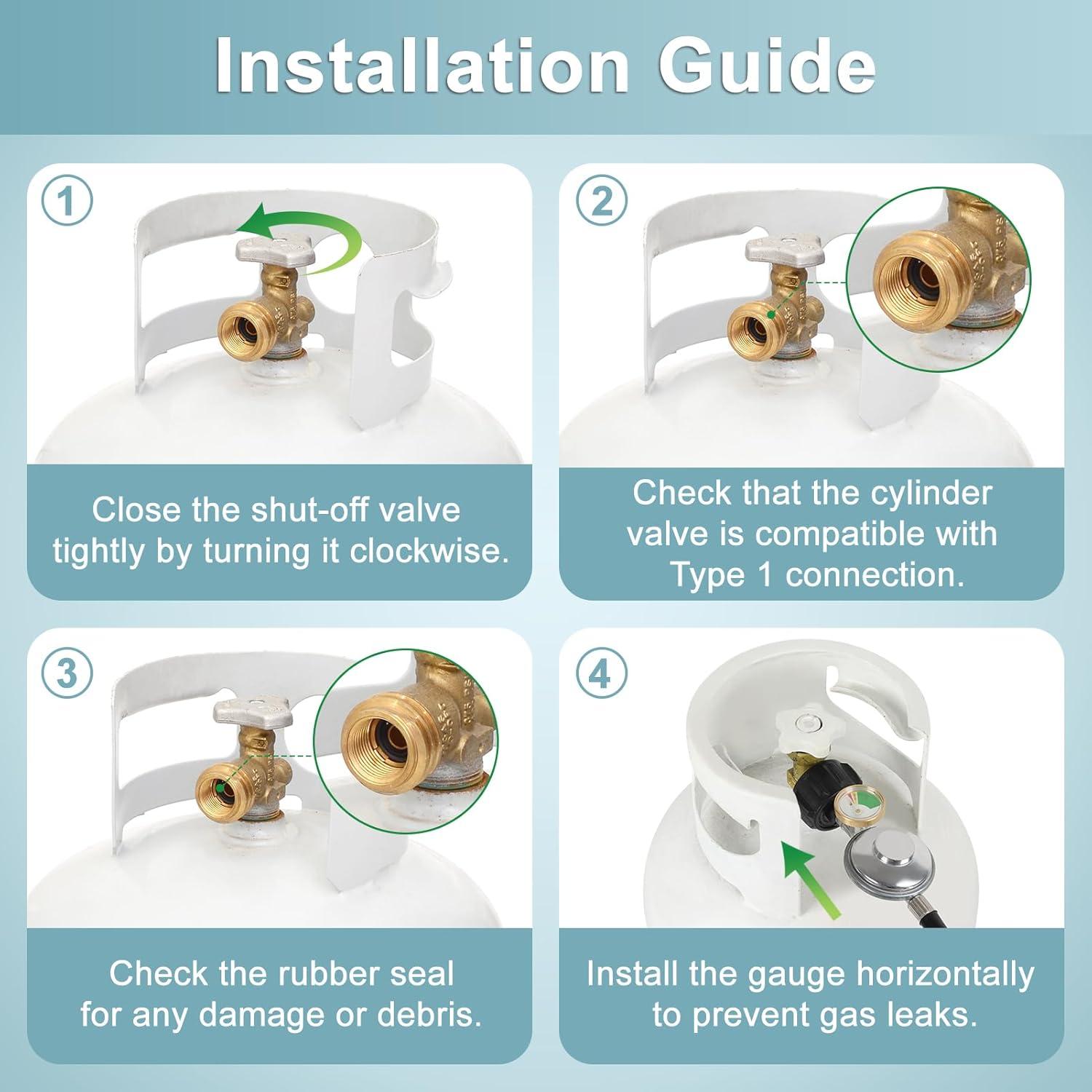 Regulador de Gas Universal SHINESTAR 1.07m con Manguera y Medidor