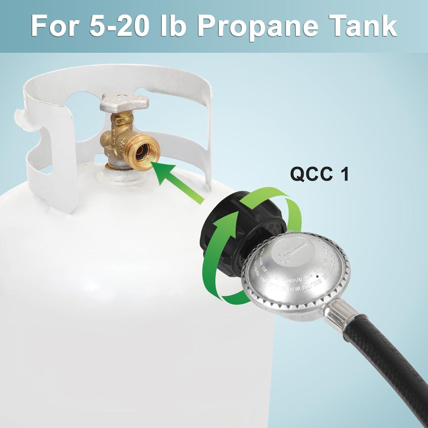 Regulador de Gas Universal SHINESTAR 2 Pies con Manguera